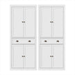 Artiss 2x Buffet Sideboard Cabinet 6-Tier Storage Pantry Cupboard Drawer White