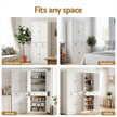 Artiss 2x Buffet Sideboard Cabinet 6-Tier Storage Pantry Cupboard Drawer White