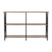 Artiss Console Table 120CM 3-tier Walnut Xiah