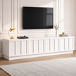 Artiss 180cm TV Unit Entertainment Cabinet Fluted Style Cable Management White