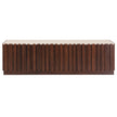 Artiss 180cm TV Unit Entertainment Cabinet Fluted Style Anti-tip Kit Walnut