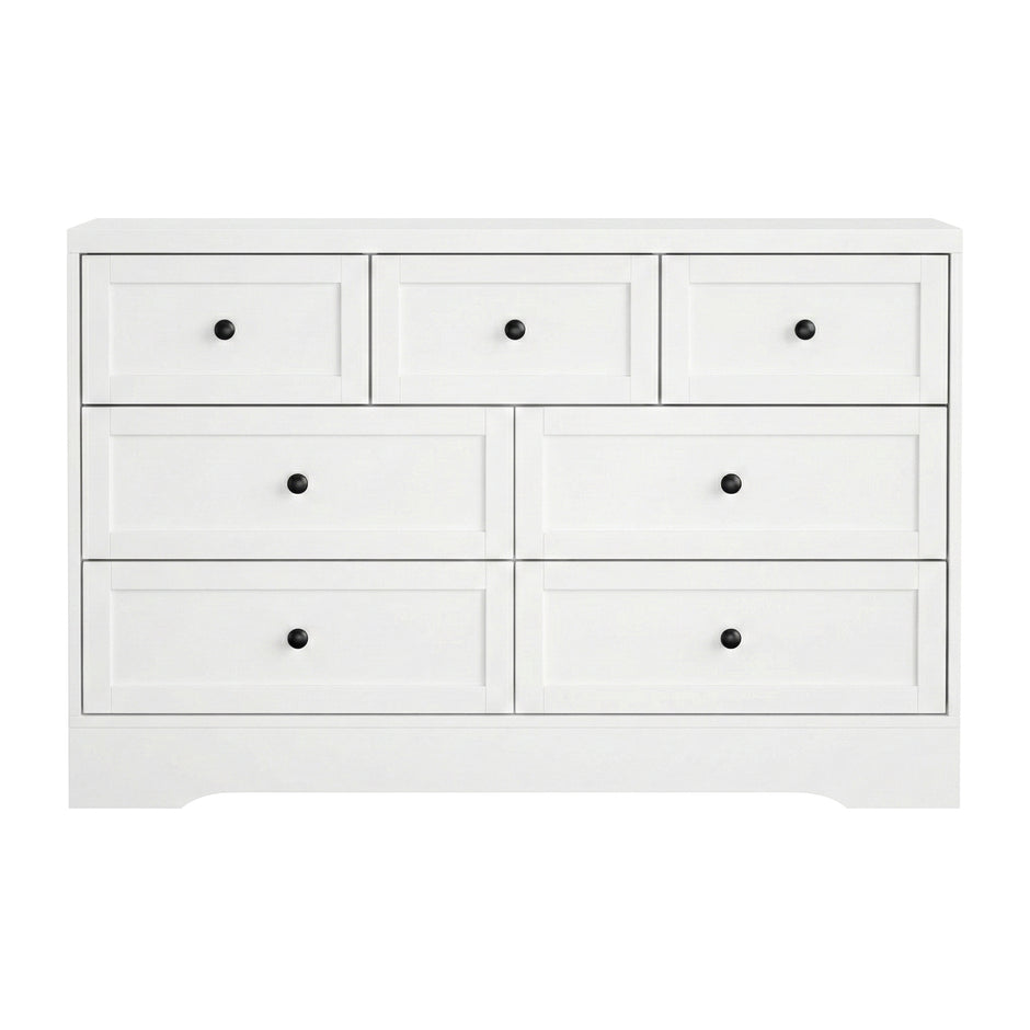 Artiss 7 Chest of Drawers Dresser Table White