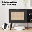 Artiss TV Unit 150cm Storage Cabinet Black