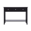 Artiss Console Table Hallway Sofa Entryway Entrance 3 Drawers 100CM Black