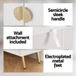 Artiss Shoe Rack Cabinet 5 Tiers 30 Pairs White