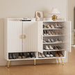 Artiss Shoe Rack Cabinet 5 Tiers 30 Pairs White