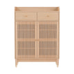 Artiss Shoe Rack Cabinet 4-Tier 16 Pairs Pine