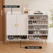 Artiss Shoe Cabinet Bench Set Adjustable Shelf Hallway Living Room White