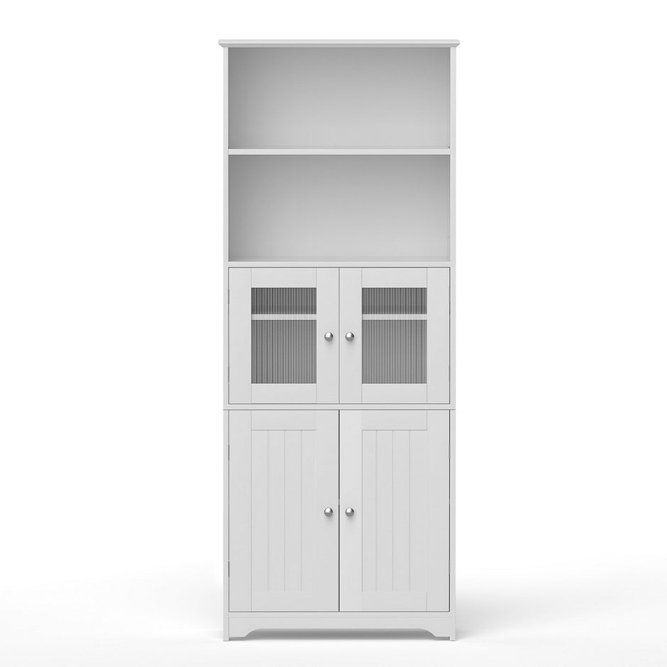 Artiss 2x Buffet Sideboard Cabinet Pantry Kitchen Bathroom Storage Cupboard