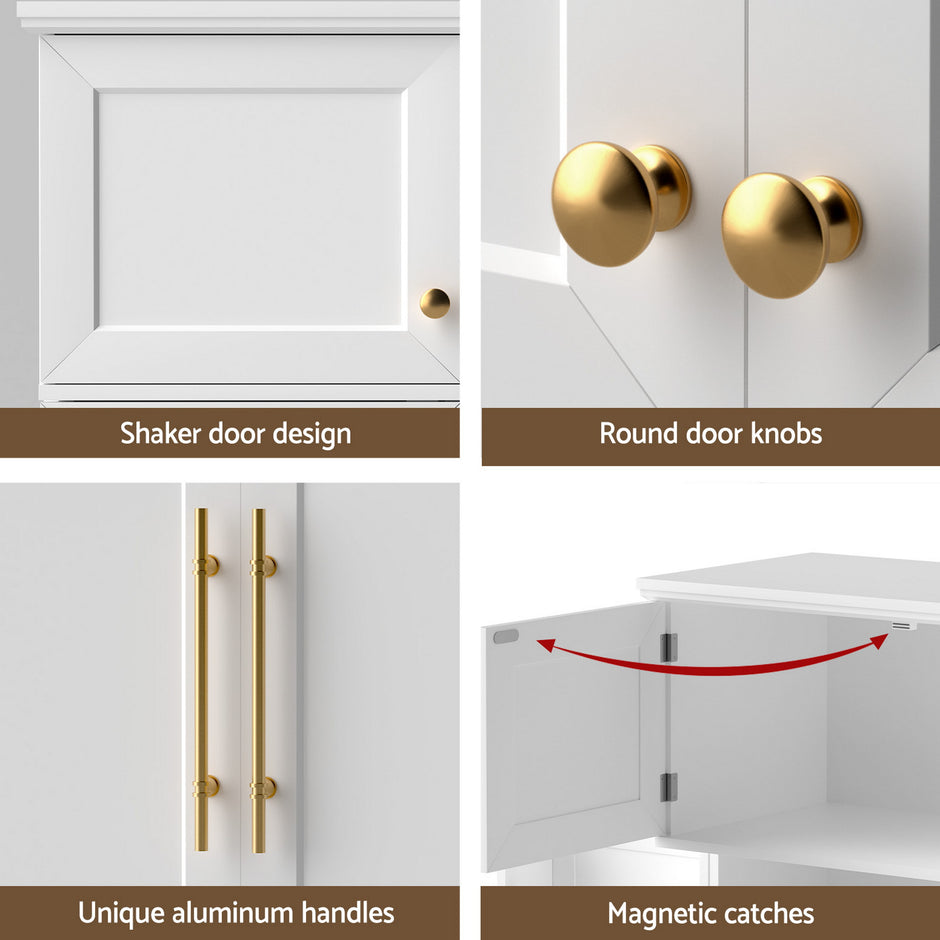 Artiss Buffet Sideboard Cabinet Pantry Kitchen Storage Cupboard Drawers Doors