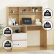 Artiss Computer Desk Office Study Desks Table Bookshelf Drawer