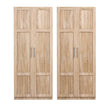 Artiss 2x Buffet Sideboard Cabinet Pantry Hutch Kitchen Storage Organiser Pine