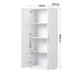 Artiss 2x Buffet Sideboard Cabinet Pantry Hutch Kitchen Storage Organiser White