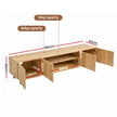Artiss TV Unit Entertainment Unit Storage Cabinet 180cm Pine