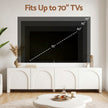 Artiss TV Unit Entertainment Unit Storage Cabinet Adjustable Shelf 180cm White