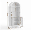Artiss Buffet Sideboard Cabinet Pantry 180CM Arched Storage Bookshelf White