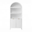 Artiss Buffet Sideboard Cabinet Pantry 180CM Arched Storage Bookshelf White