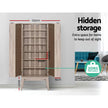 Artiss Bookshelf CD Storage Rack - BERG Oak