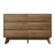 Artiss 6 Chest of Drawers - XAVI Walnut