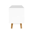 Artiss TV Cabinet Entertainment Unit 120cm Wood White Gino