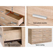 Artiss 6 Chest of Drawers - VEDA Pine