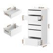 Artiss 2x Chest of 6 Drawers Dresser Tallboy White
