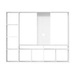 Artiss Entertainment Center Unit TV Stand TV Cabinet Open Shelves 183CM White