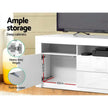 Artiss Entertainment Unit TV Cabinet LED 160cm White Anna