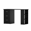 Artiss Computer Desk Drawer Shelf Cabinet Black 120CM