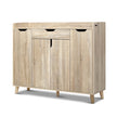 Artiss Shoe Rack Cabinet 26 Pairs Adjustable Pine Cissy