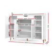 Artiss Shoe Rack Cabinet 26 Pairs Adjustable White Cissy