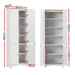 Artiss 2x Buffet Sideboard Pantry Cabinet Cupboard 6-Tiers Storage Shelves BERNE
