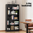 Artiss Bookshelf 5 Tiers ANTON Black