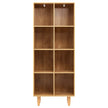 Artiss Bookshelf Bookcase 4 Tiers LEOR Pine