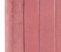 CBD6587-MI King Sized Bed Frame - Blush Peach Velvet