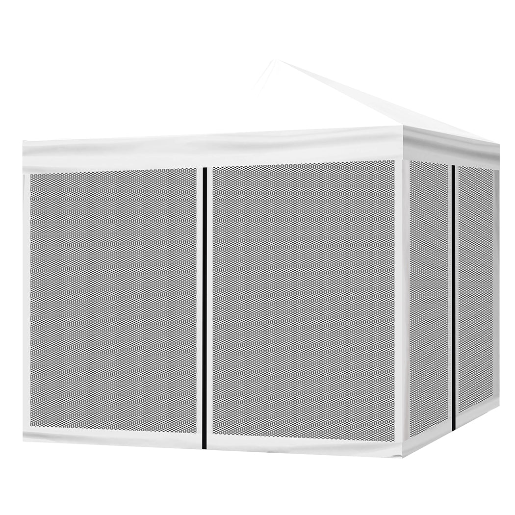 Mountview Gazebo 3x3 Marquee Pop Up White-2018816887932194816