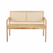 Gardeon Garden Bench Wooden Bench Outdoor PVC Woven Seat Backrest 107cm