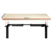Artiss Standing Desk Motorised White Oak 120CM