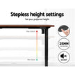 Artiss Standing Desk Motorised Rustic Brown 140CM