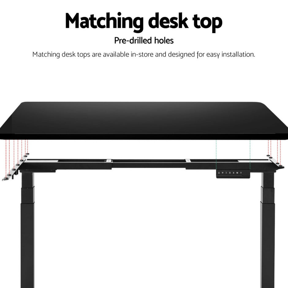 Artiss Standing Desk Frame Only L-shape Motorised