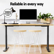 Artiss Standing Desk Motorised Electric Dual Motor White Oak 140CM