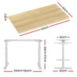 Artiss Standing Desk Motorised Electric Dual Motor 120CM White Oak