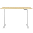 Artiss Standing Desk Motorised Electric Dual Motor 140CM White Oak