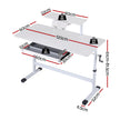 Artiss Standing Desk Height Adjustable Workstation Computer Desks Study 120CM White