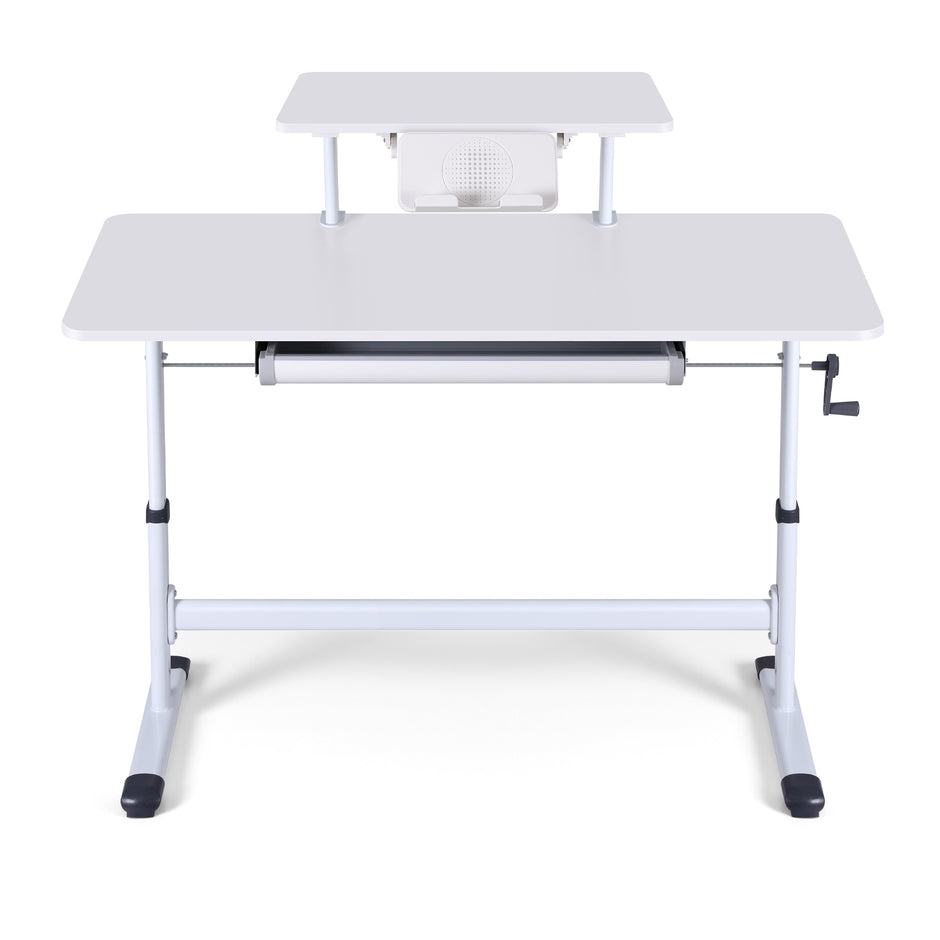 Artiss Standing Desk Height Adjustable Workstation Computer Desks Study 120CM White