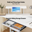 Artiss Standing Desk Height Adjustable Workstation Computer Desks Study 120CM White