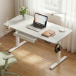 Artiss Electric Standing Desk 140cm Adjustable Height Motorised Home Office Desk Drawer