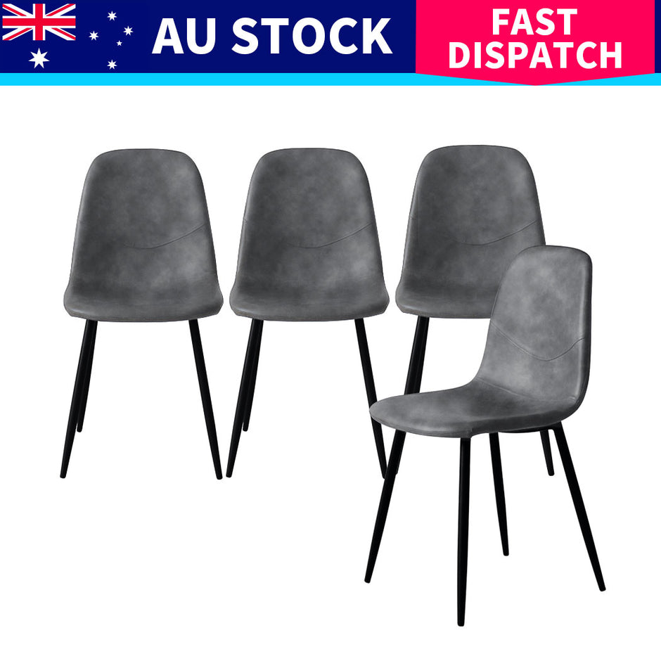 Levede 8x Dining Chairs Kitchen Eames-2006732724475400200