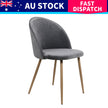 Levede 8x Dining Chairs Seat French Grey-2006732721086402569