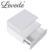 Levede 2x Bedside Tables Side Table White-2018816803966423041